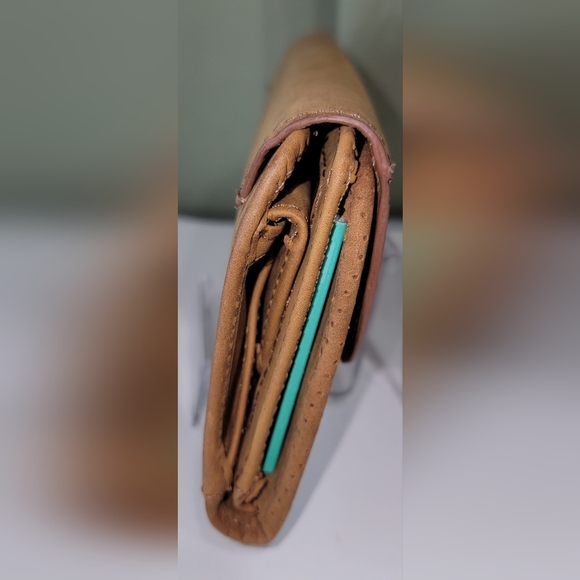 VELEZ checkbook wallet, new, without tags, made of leather, MADE in Colombia. - Picture 3 of 15